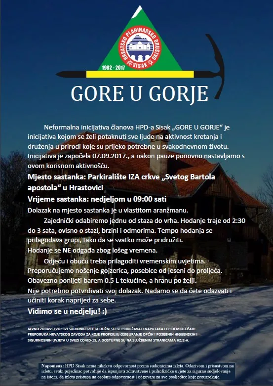 2021 Gore u gorje