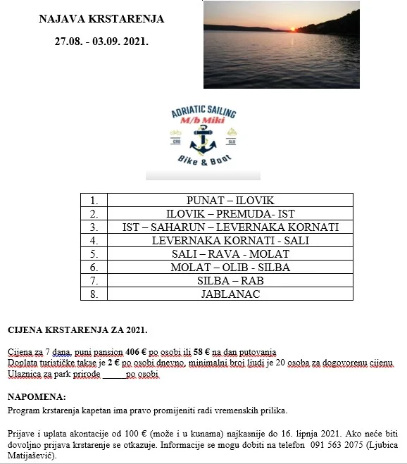 2021 08 27 Krstarenje